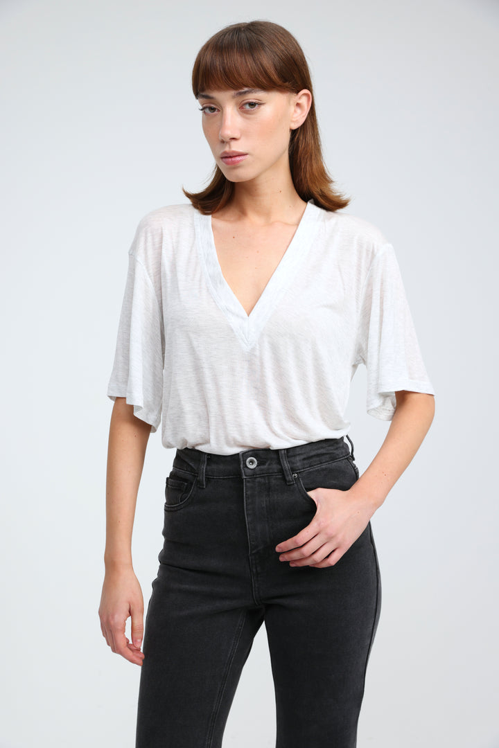 Clean33 Grey V T-Shirt