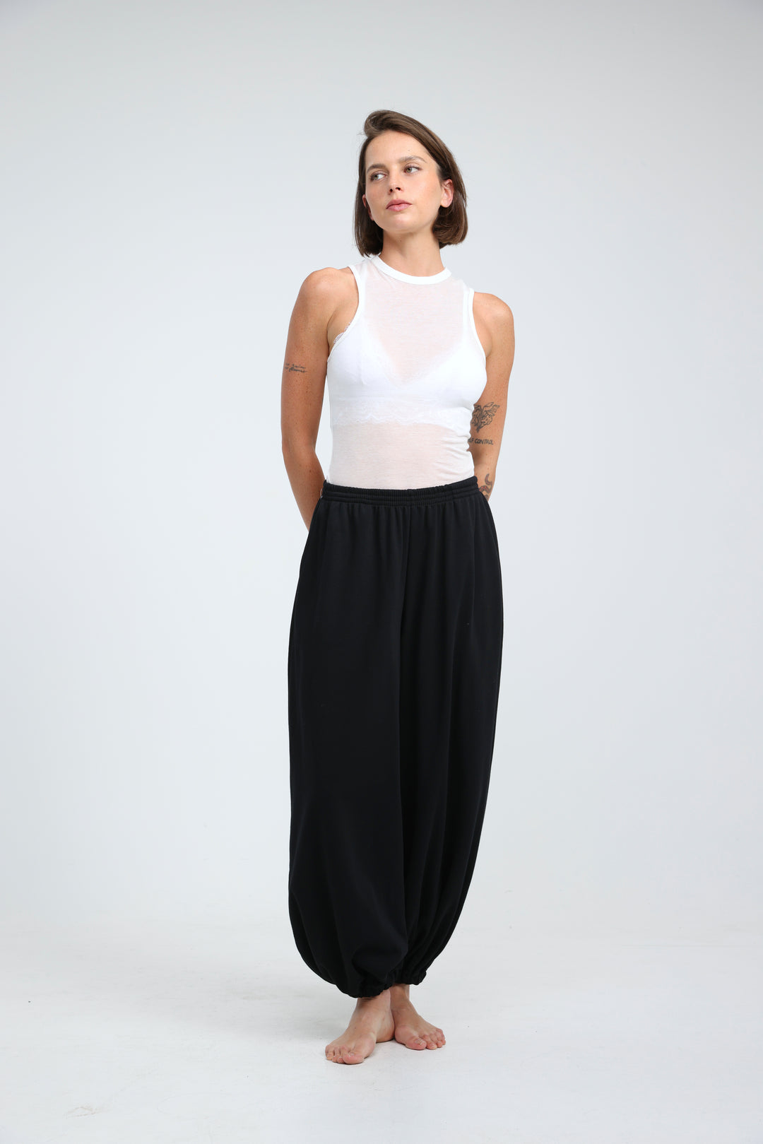 Clean40 Black Balloon Joggers