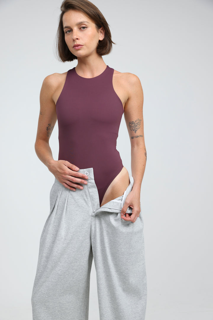 CandyCloud Plum Bodysuit