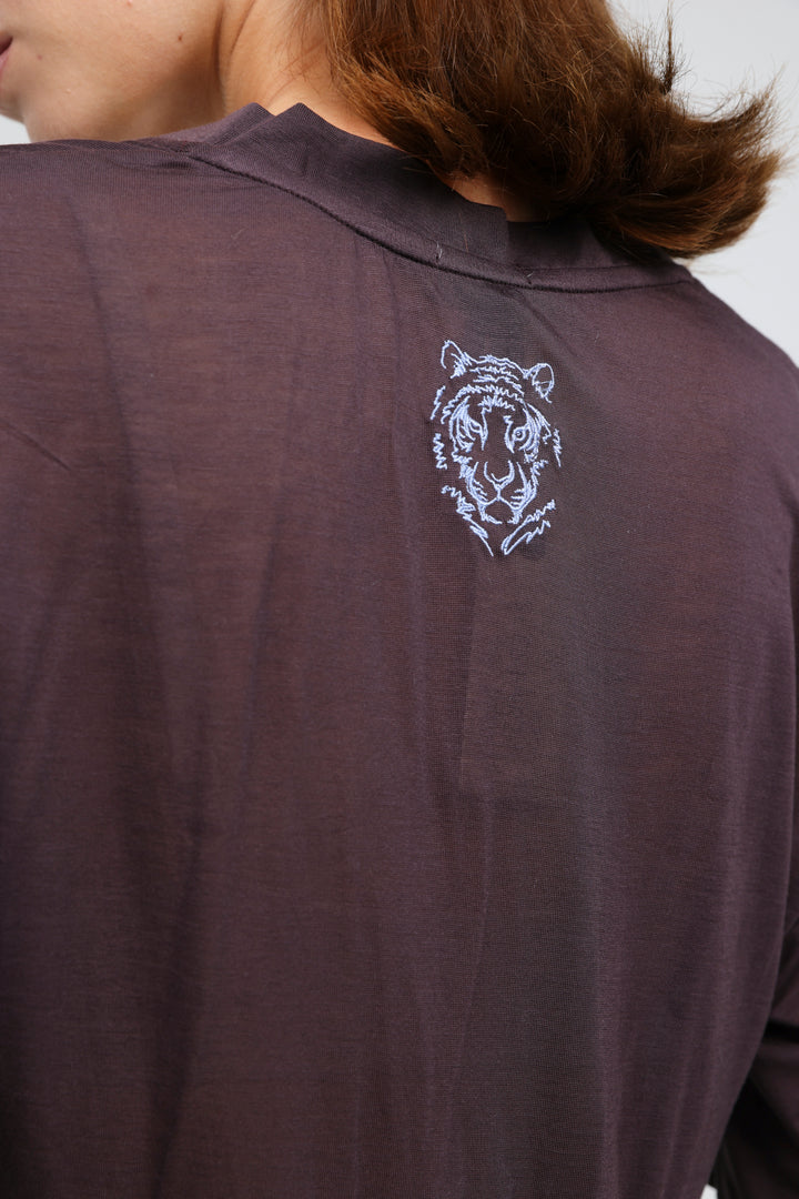 Clean33 Plum V T-Shirt