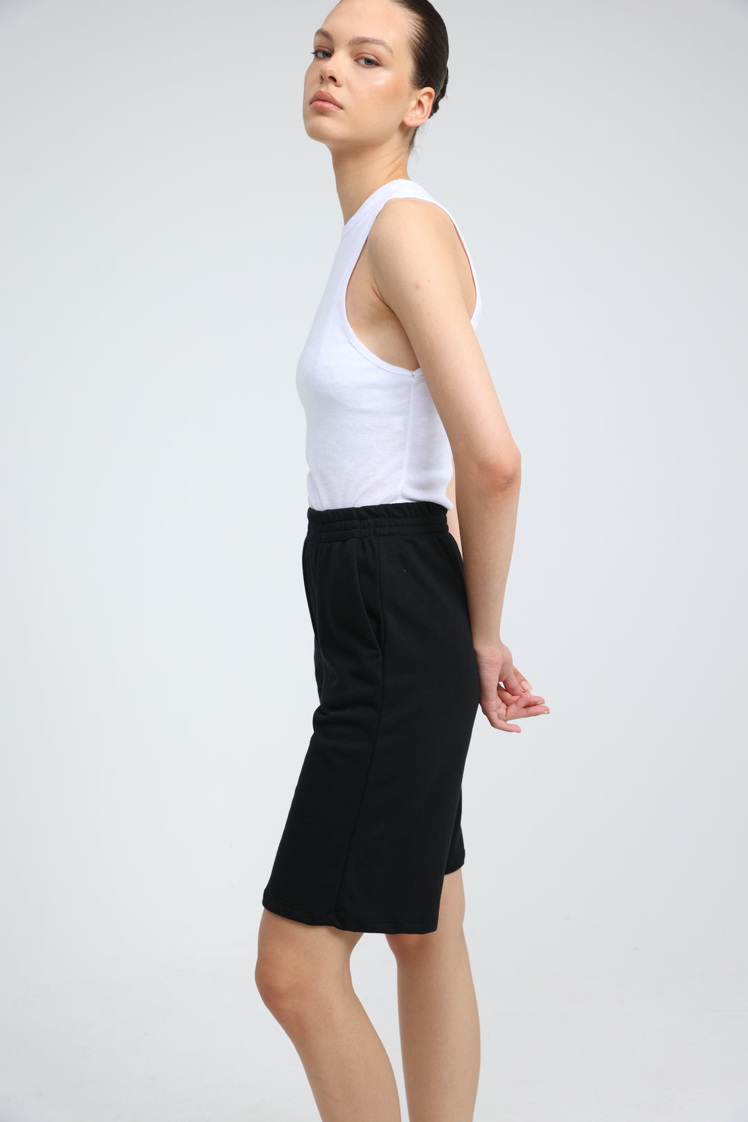 Clean38 Black Bermuda Shorts