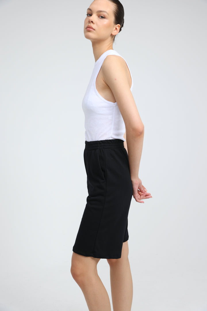 Clean38 Black Bermuda Shorts