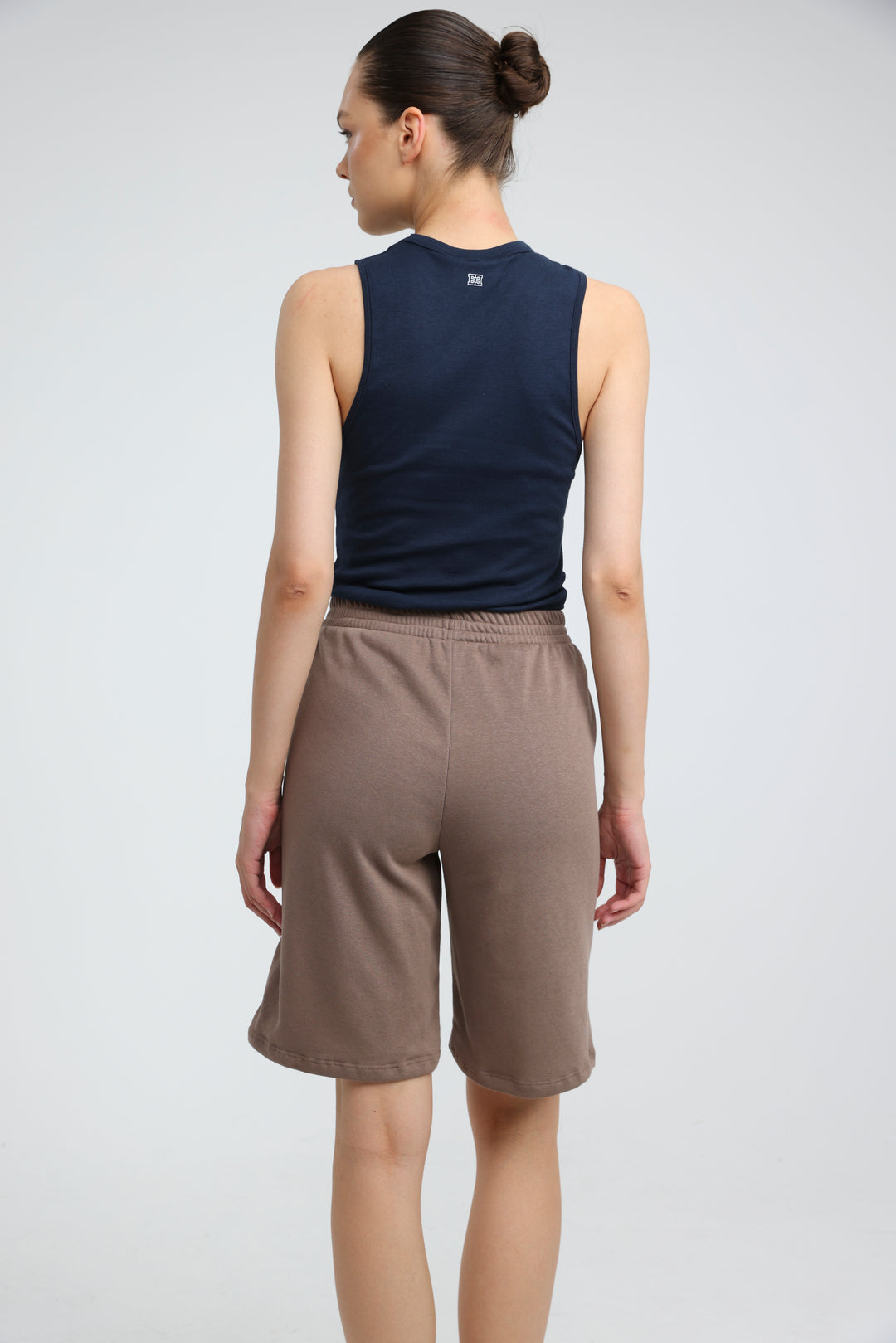 Clean38 Brown Bermuda Shorts