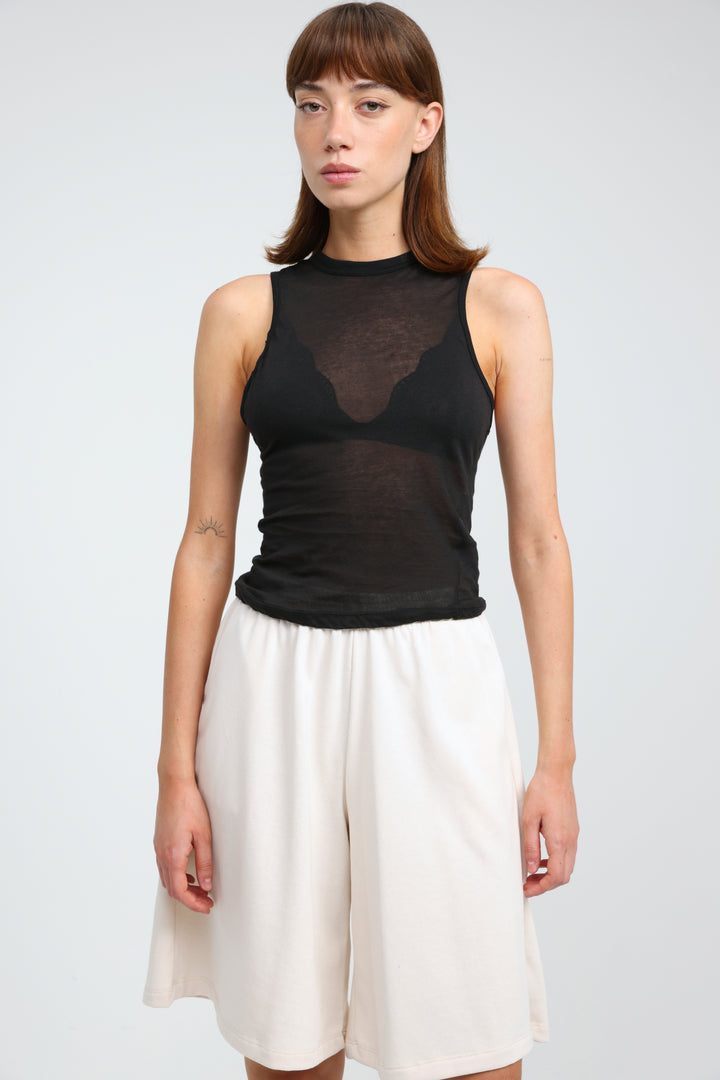 Clean42 Sheer Black Tank