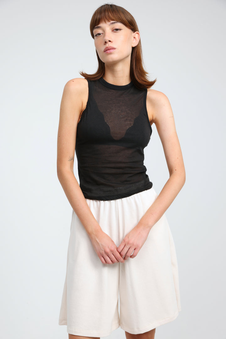 Clean42 Sheer Black Tank