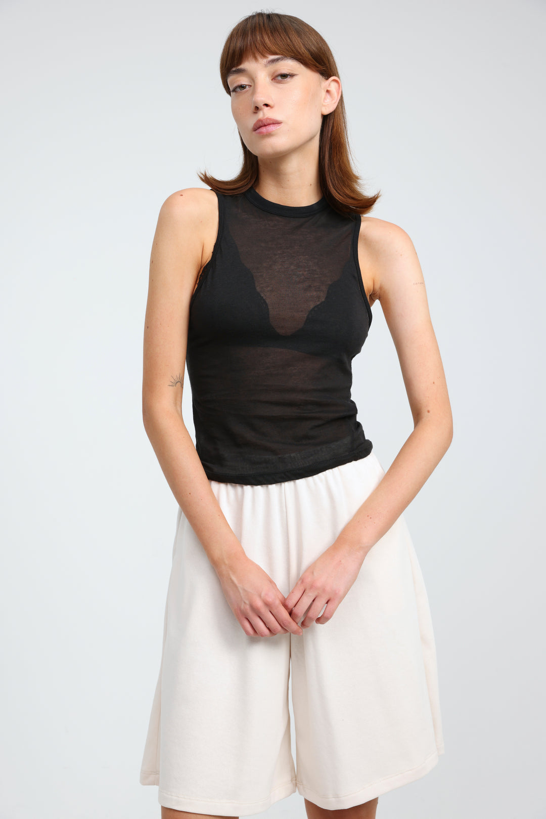 Clean42 Sheer Black Tank