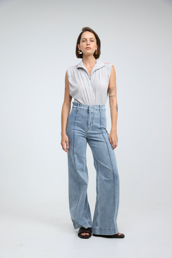 Star 502 Washed Light Blue Denim