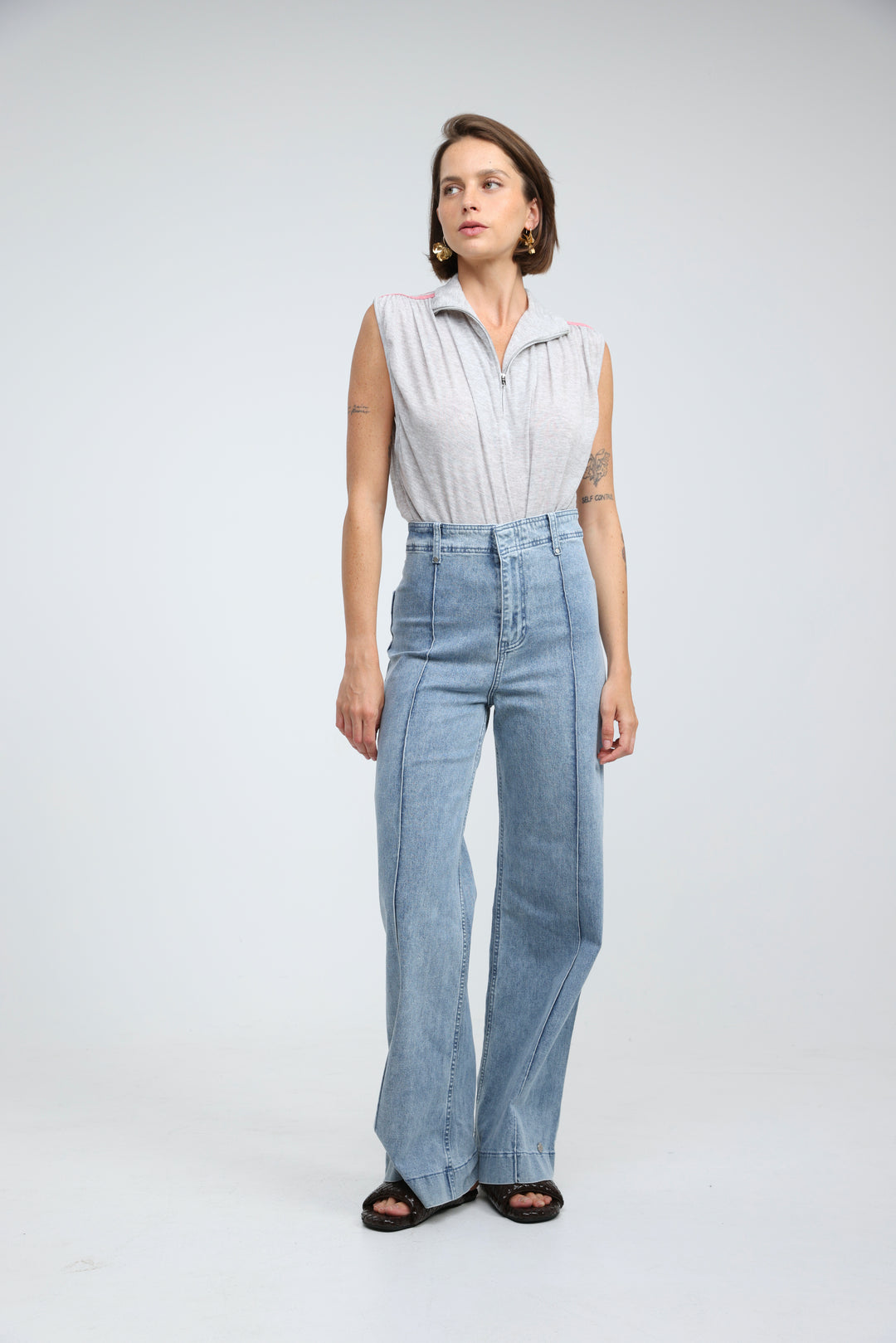 Star 502 Washed Light Blue Denim