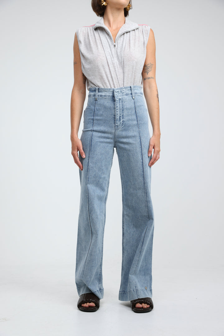 Star 502 Washed Light Blue Denim