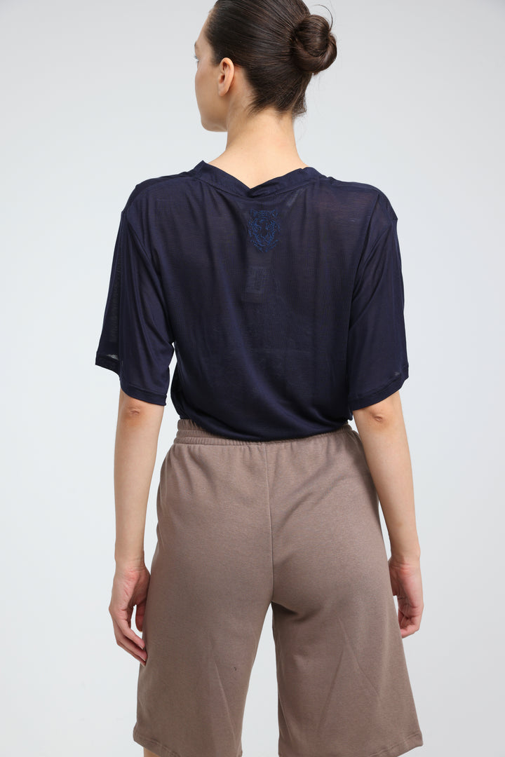 Clean33 Navy V T-Shirt