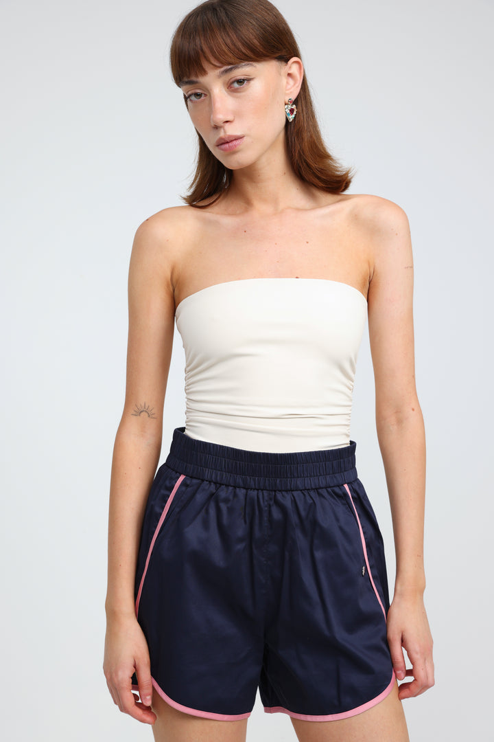 BubbleBliss Cream Bodysuit