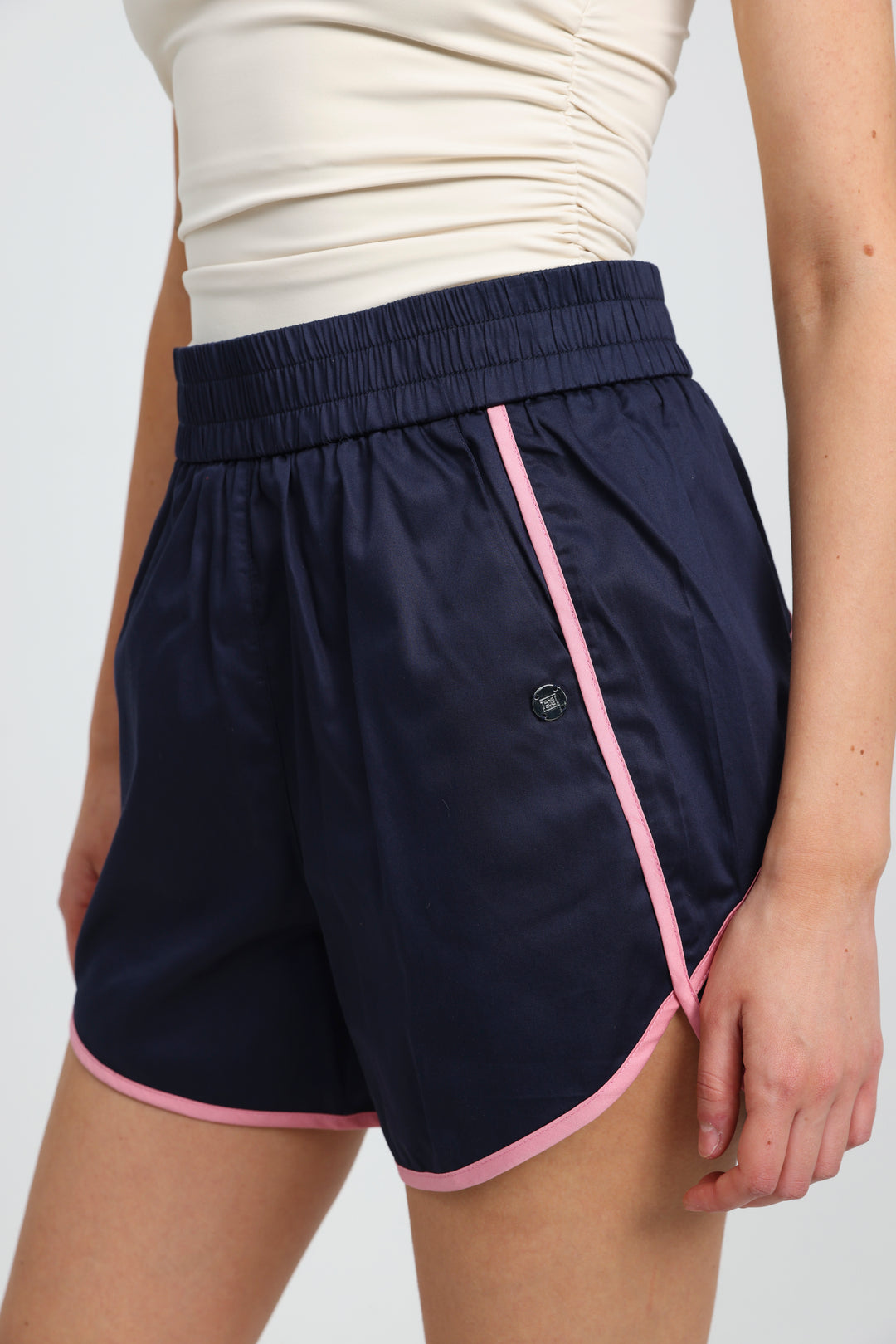 Buni's Navy Piped Shorts