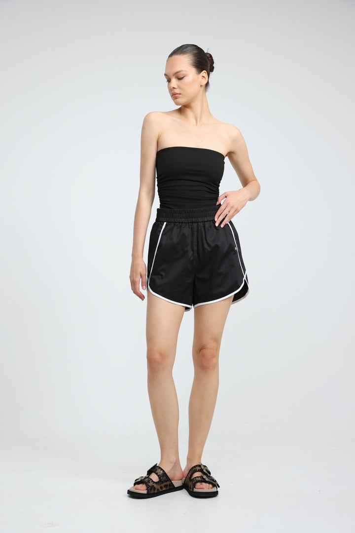 BubbleBliss Black Bodysuit