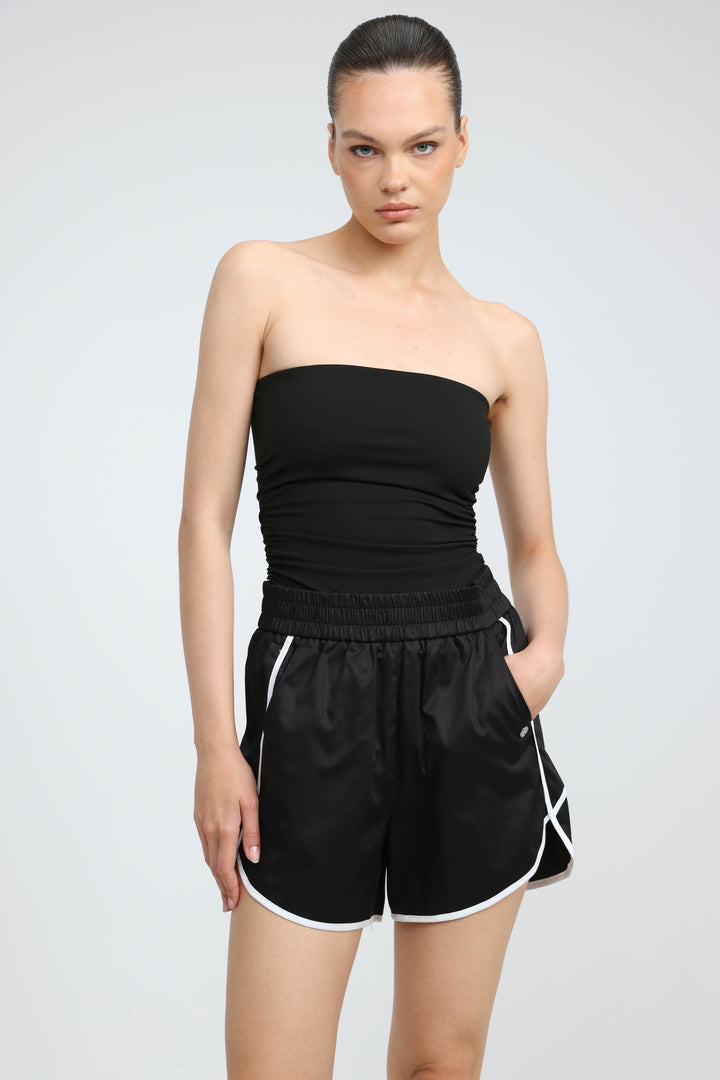 BubbleBliss Black Bodysuit