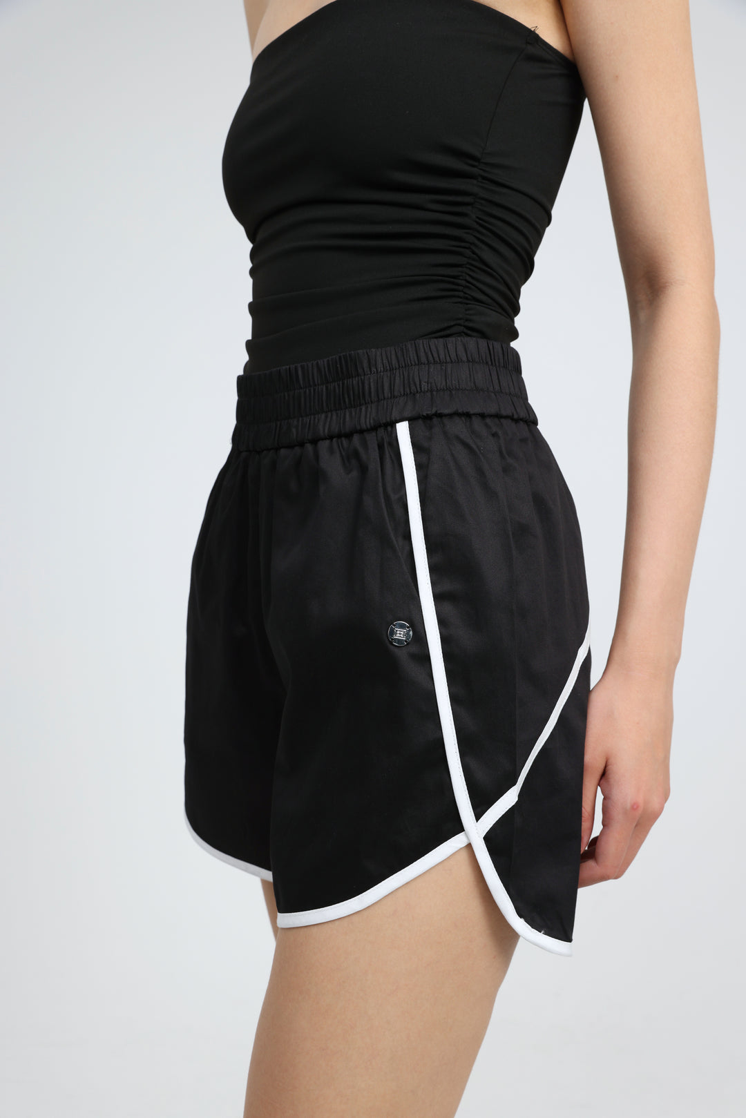 Buni's Black Piped Shorts