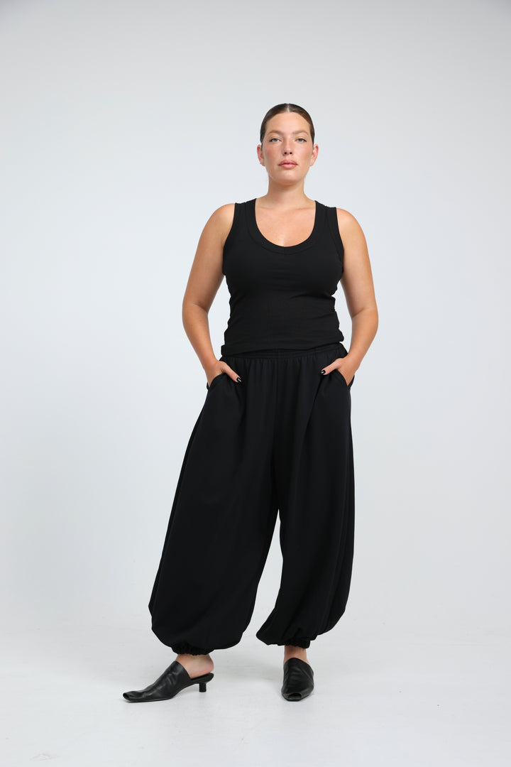 Clean40 Brown Balloon Joggers