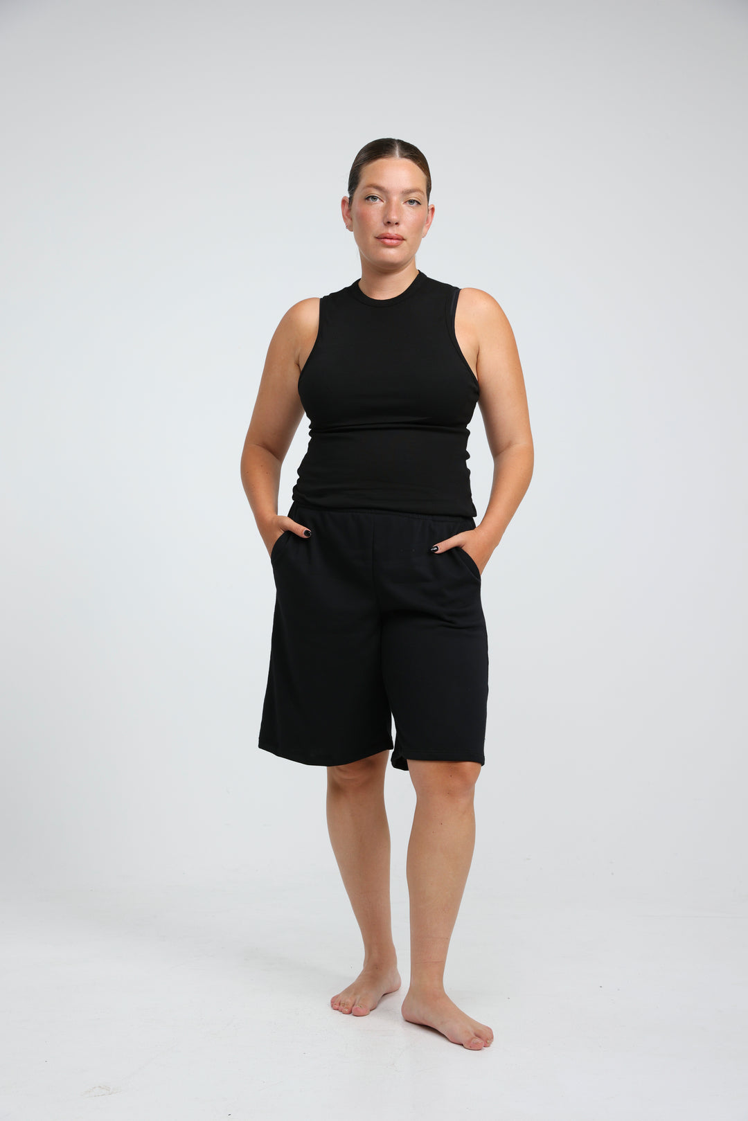 Clean38 Brown Bermuda Shorts
