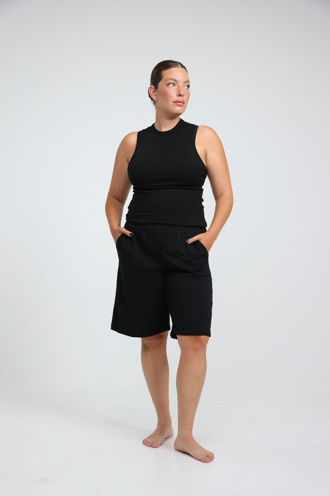 Clean38 Brown Bermuda Shorts