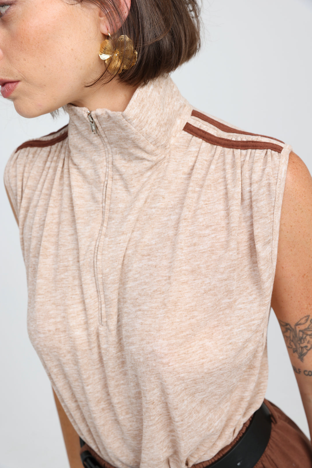 SweetPop Beige Bodysuit