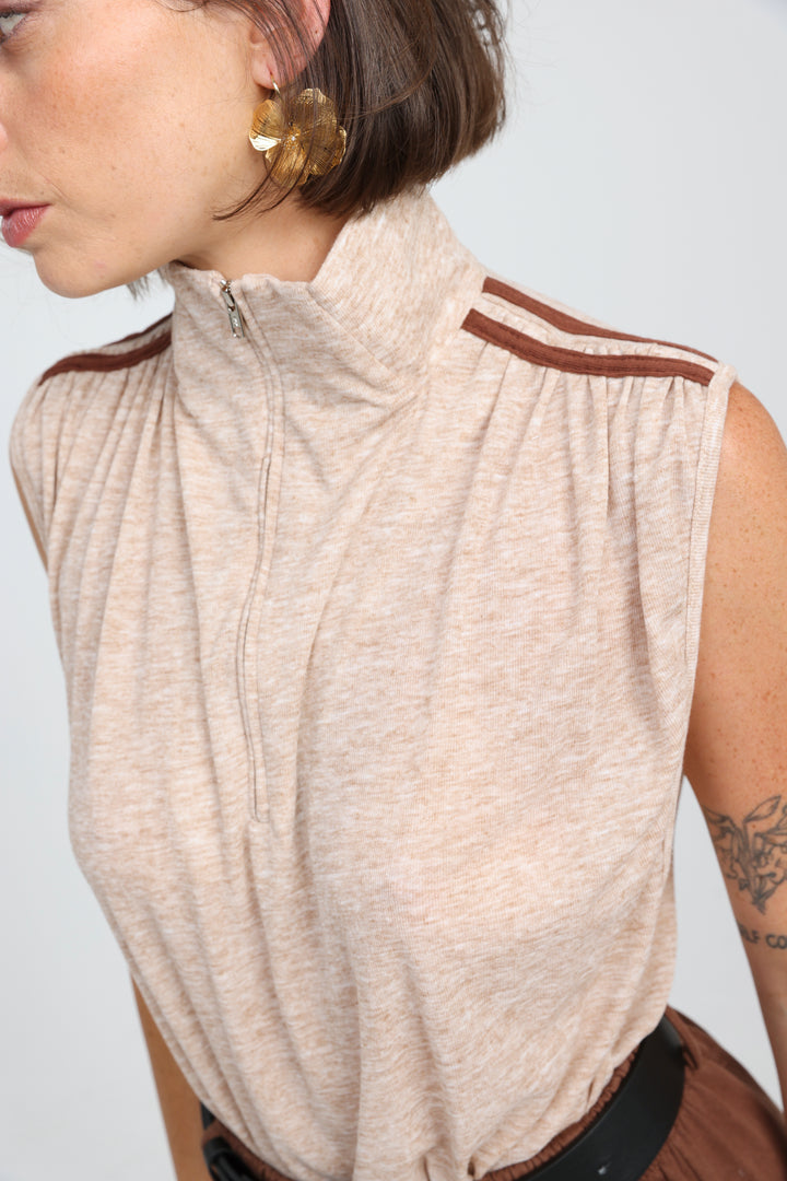 SweetPop Beige Bodysuit