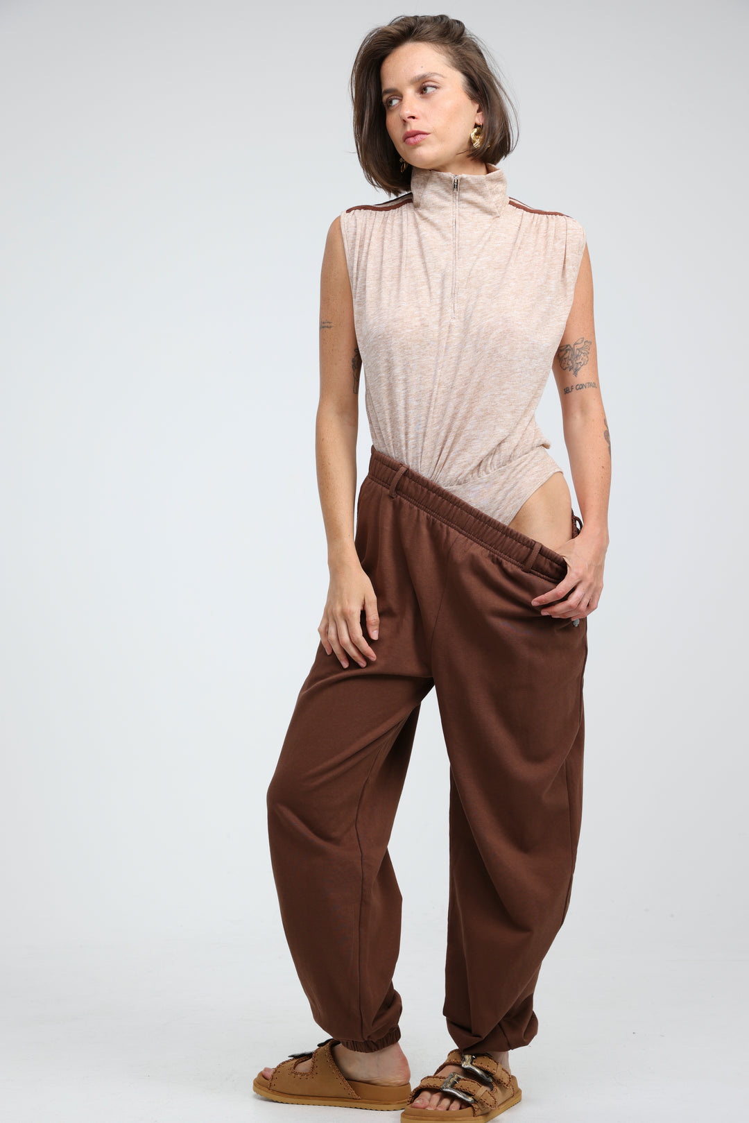 SweetPop Beige Bodysuit