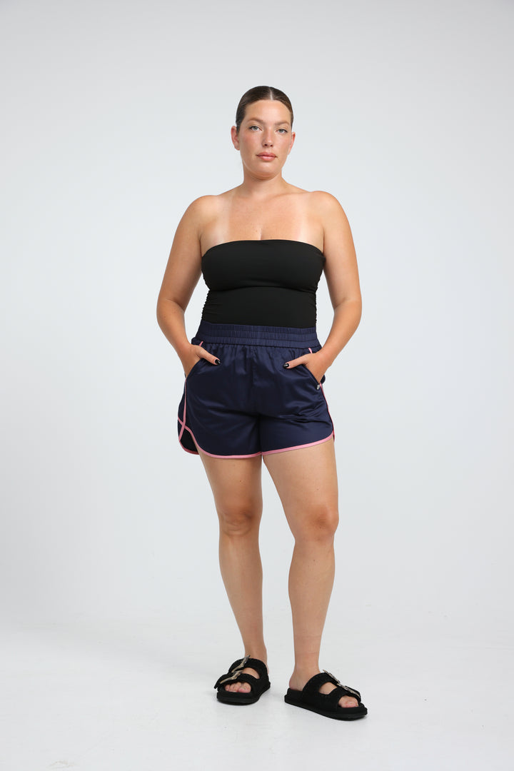 Buni's Brown Piped Shorts