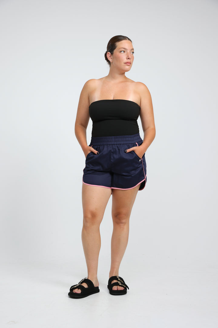 Buni's Black Piped Shorts