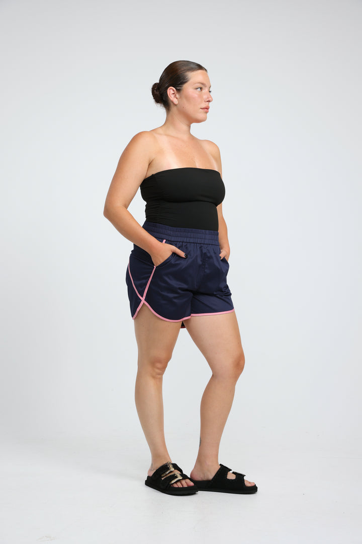 Buni's Black Piped Shorts