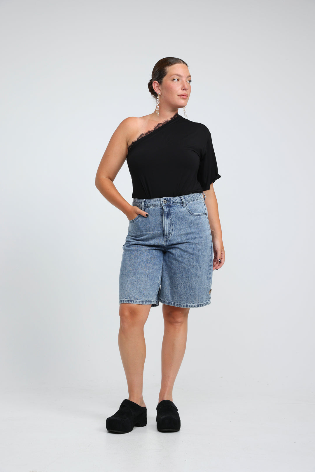 Candy White One Shoulder Top