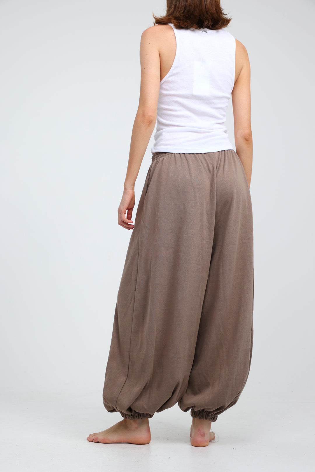 Clean40 Brown Balloon Joggers