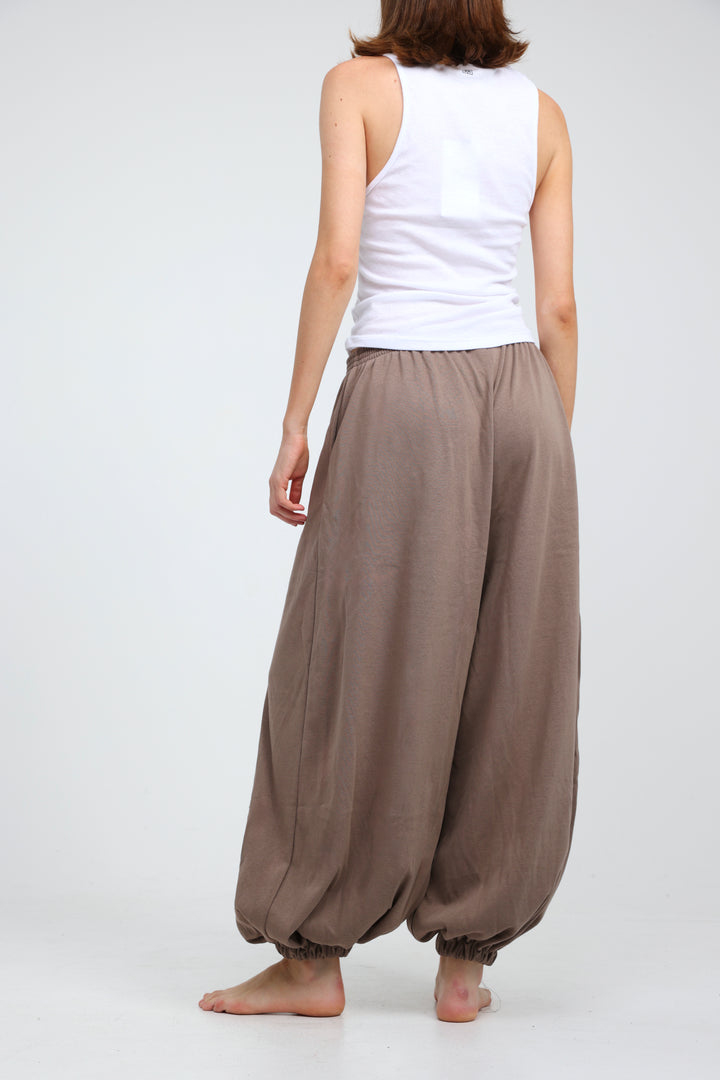 Clean40 Brown Balloon Joggers