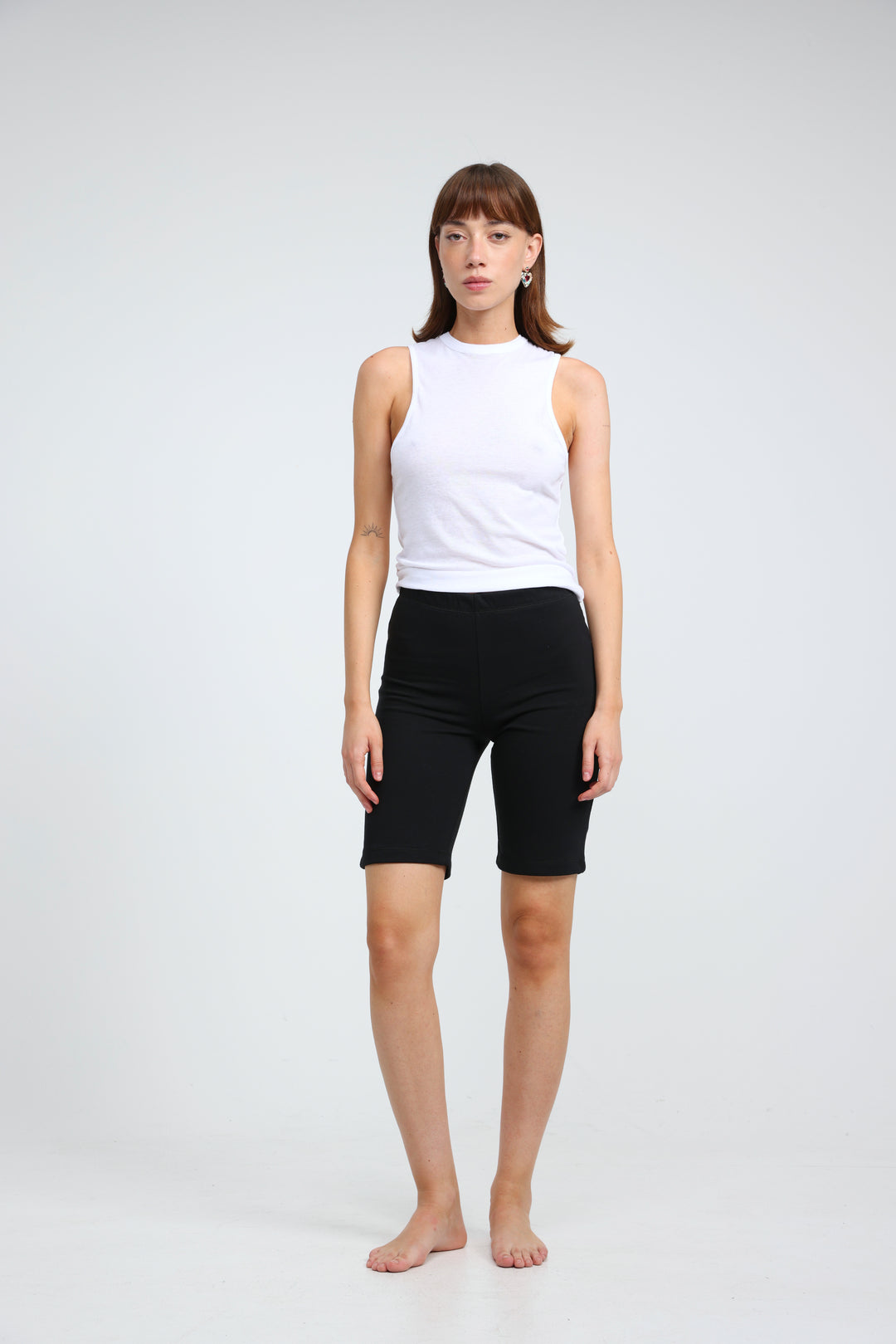 Clean39 Black Biker Shorts