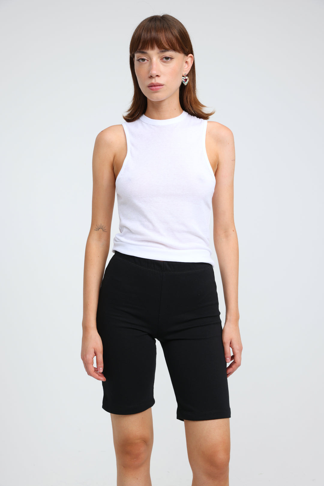 Clean39 Black Biker Shorts
