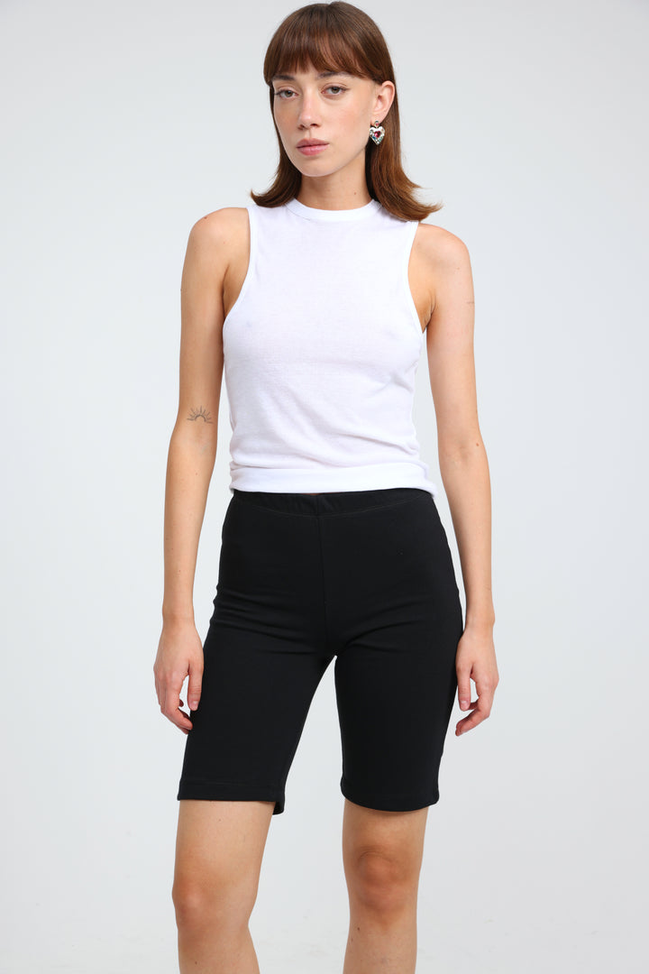 Clean39 Black Biker Shorts