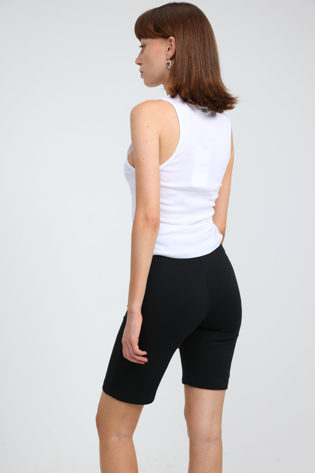 Clean39 Black Biker Shorts