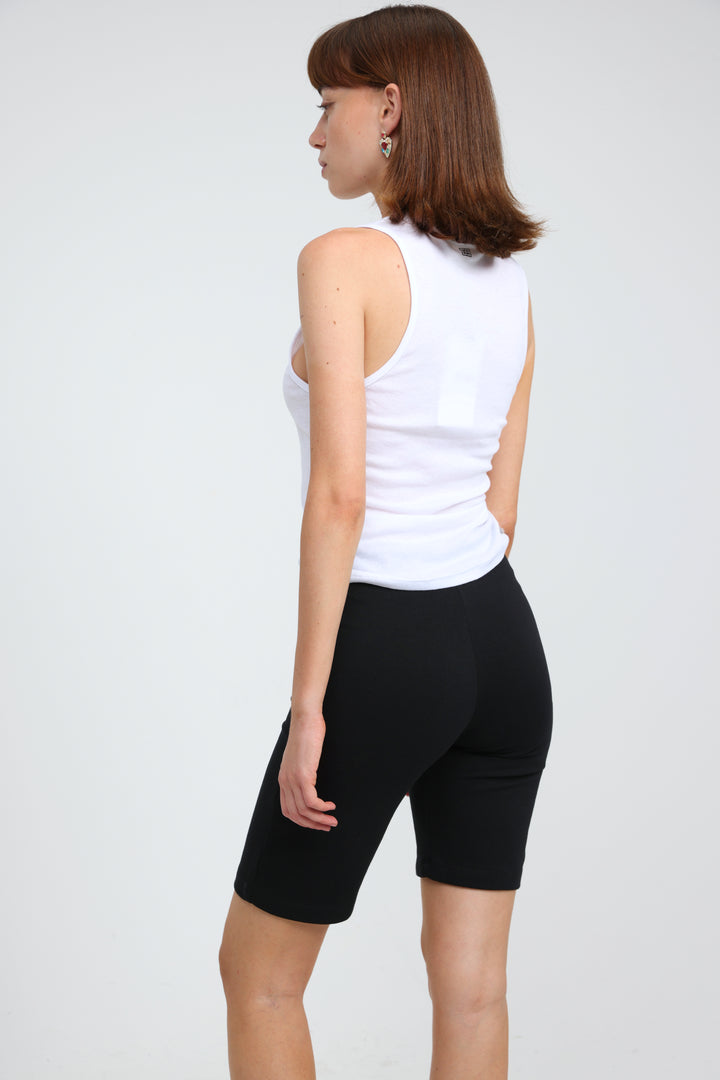Clean39 Black Biker Shorts