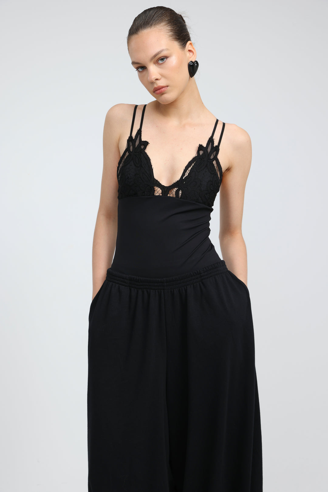 Smoothie Black Bodysuit