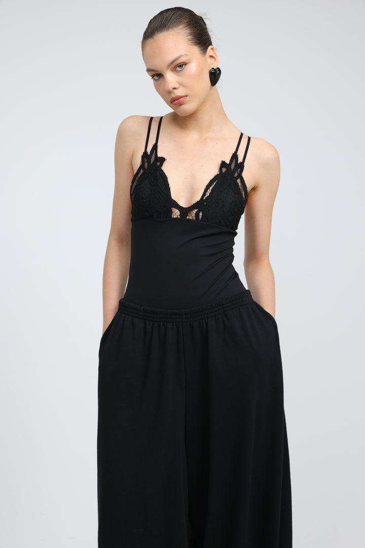 Smoothie Black Bodysuit