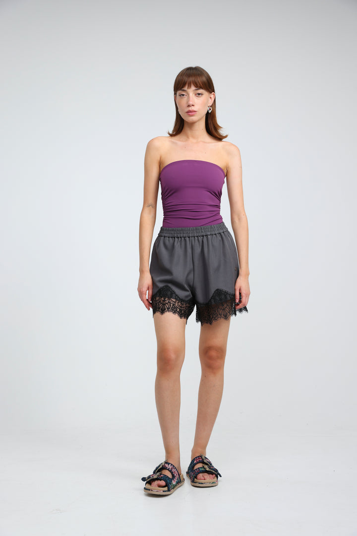 BubbleBliss Purple Bodysuit