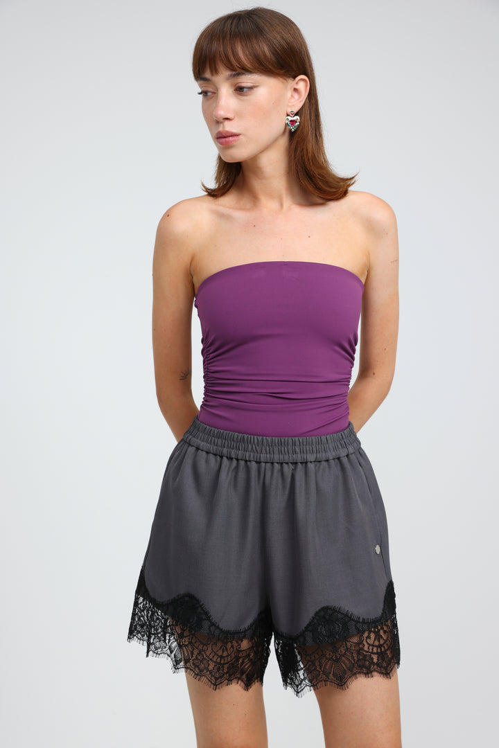 BubbleBliss Purple Bodysuit
