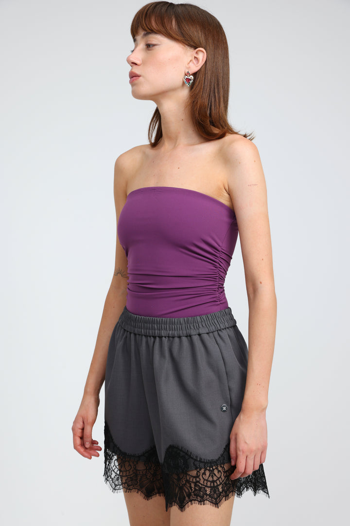 BubbleBliss Purple Bodysuit