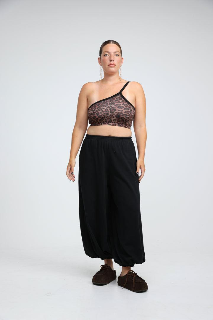 White One Shoulder Bralette