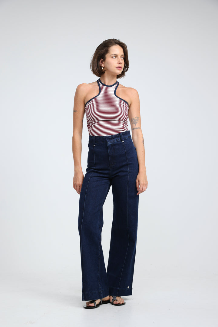 CottonSugar Red Striped Tank