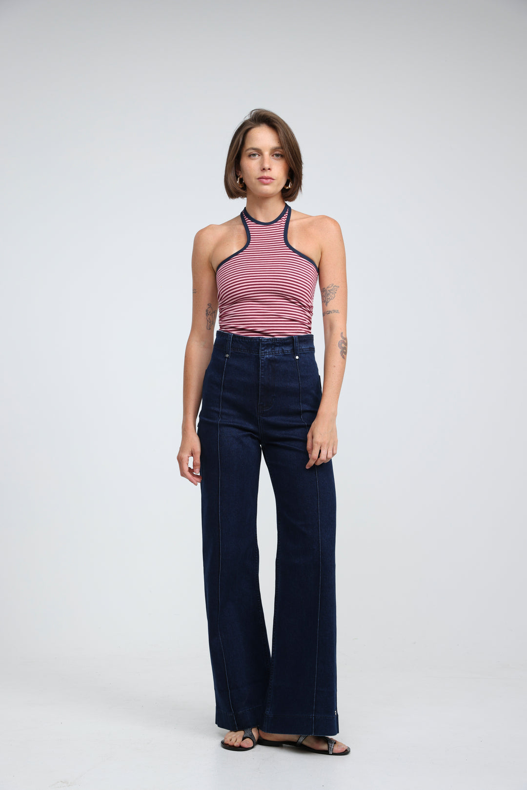 CottonSugar Pink Striped Tank