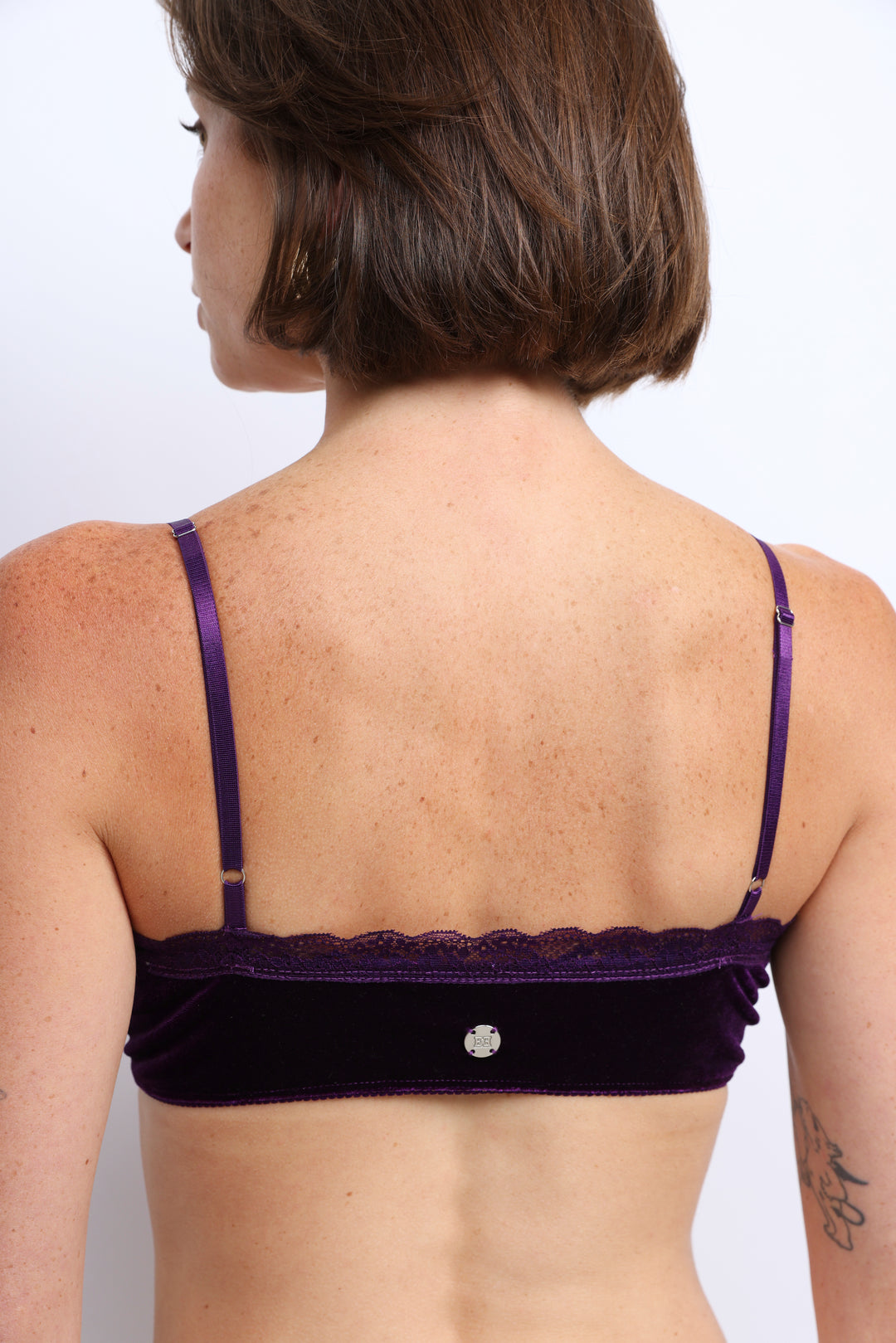 Purple Velvet Bralette