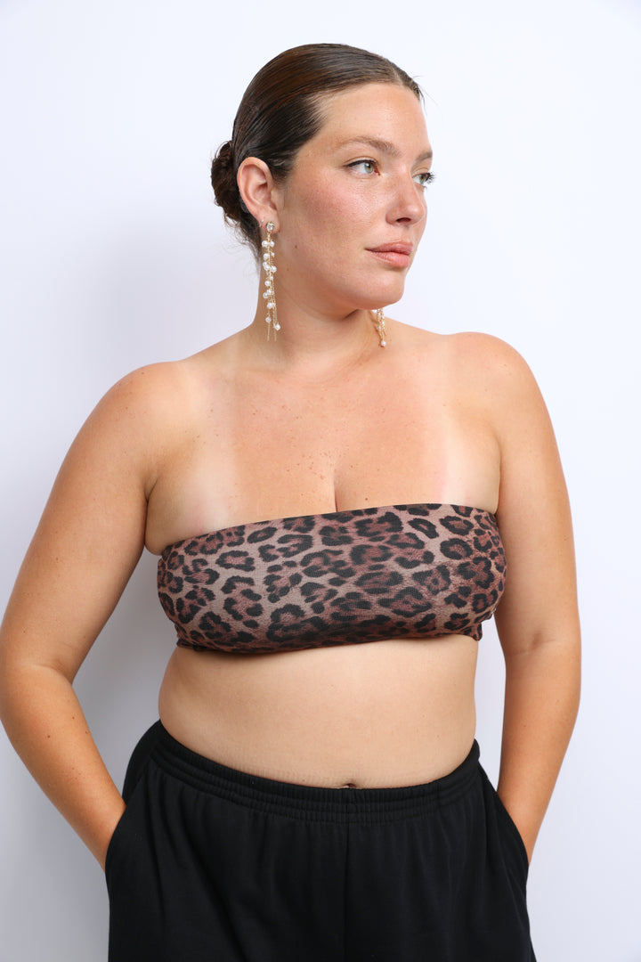 Black Strapless Top