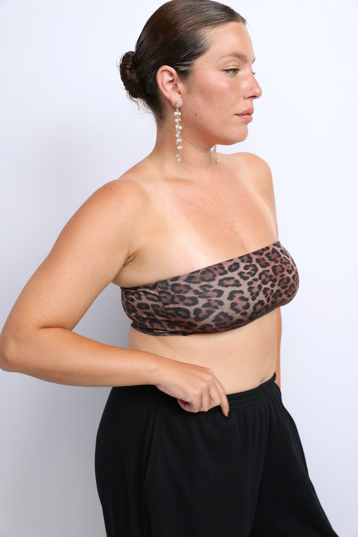 Black Strapless Top