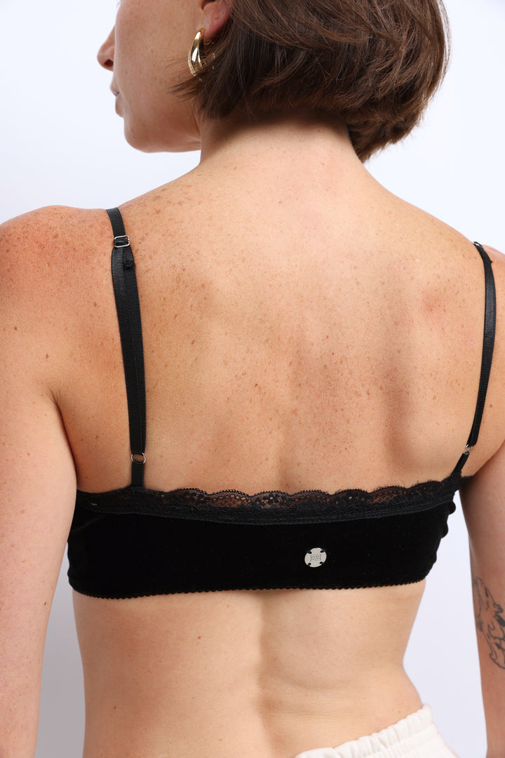 Black Velvet Bralette