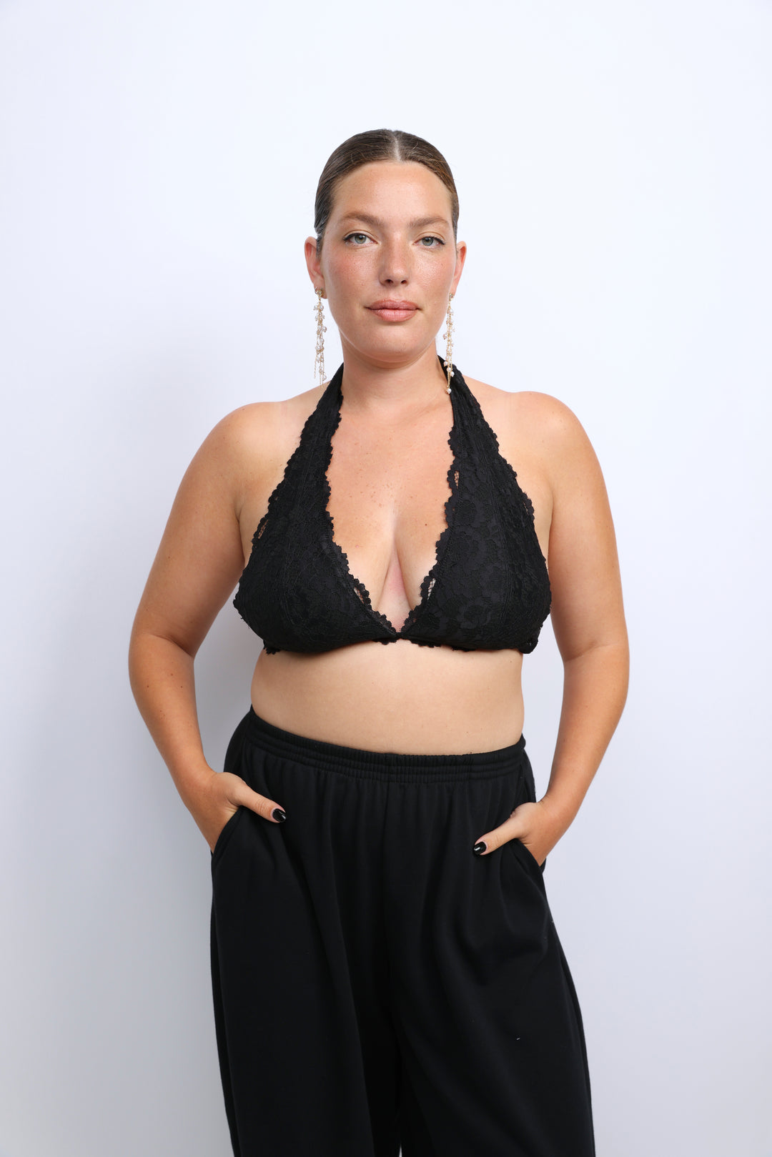 Tea Black Bralette