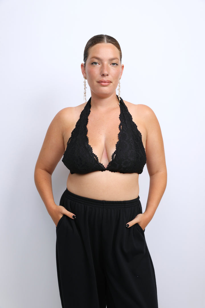 Tea Black Bralette